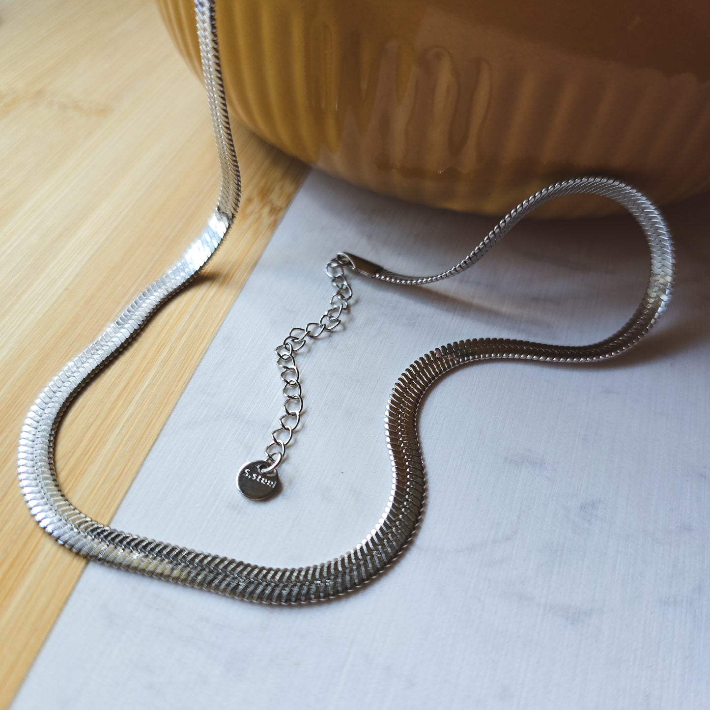 Herringbone necklace