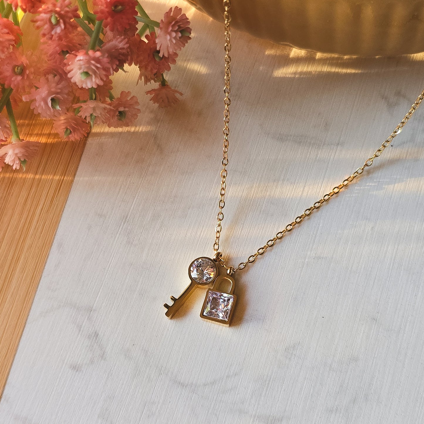 Lock & Key necklace