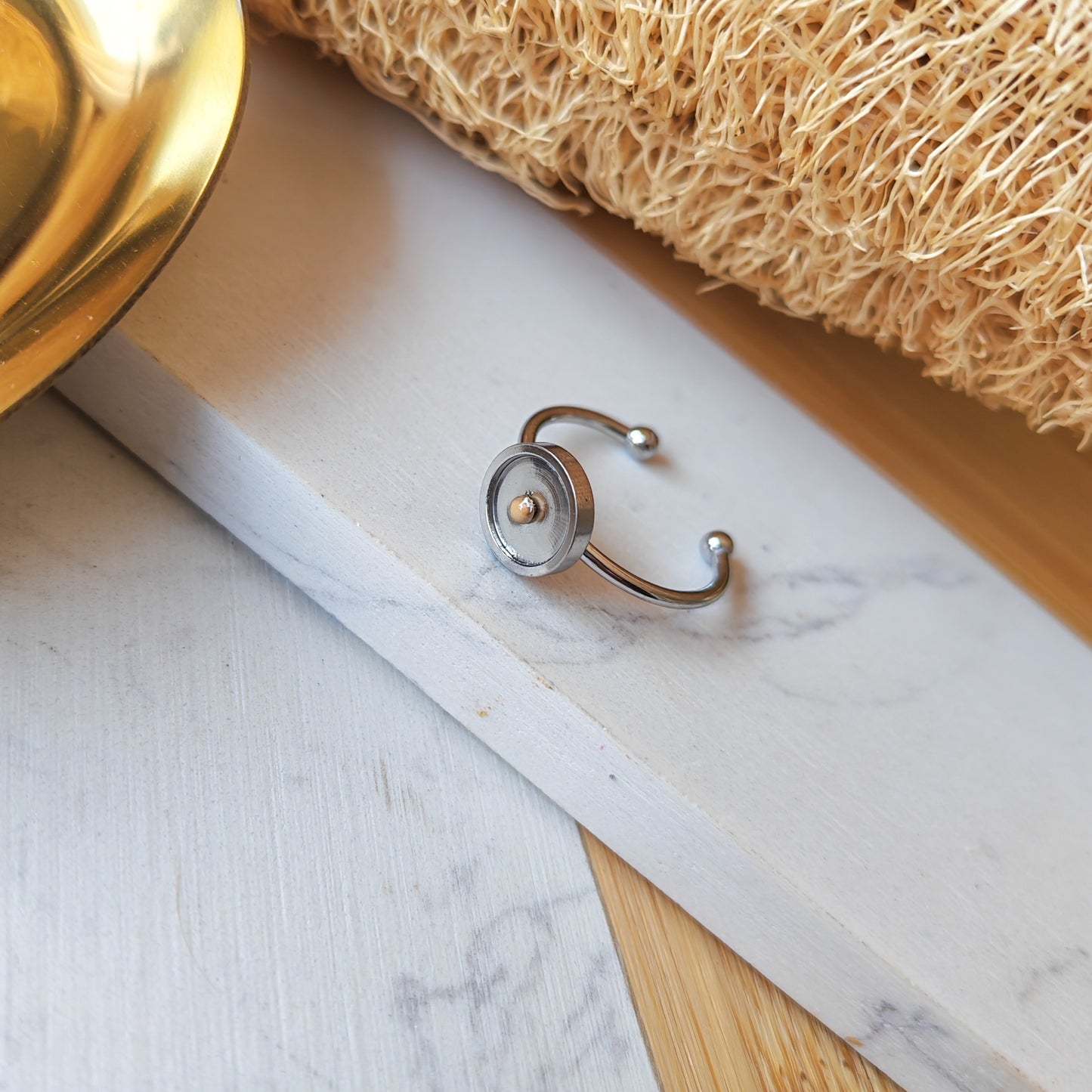 MUSTARD SEED silver - handmade ring