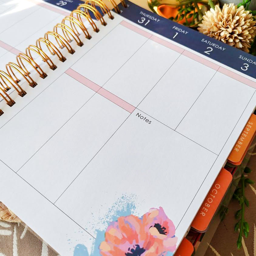 2026 Diary - 18-Month Planner for Women - Make Things Happen - Wirebound