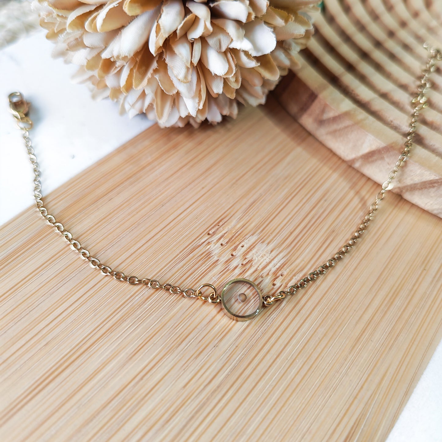 Elegant Gold mustard seed bracelet