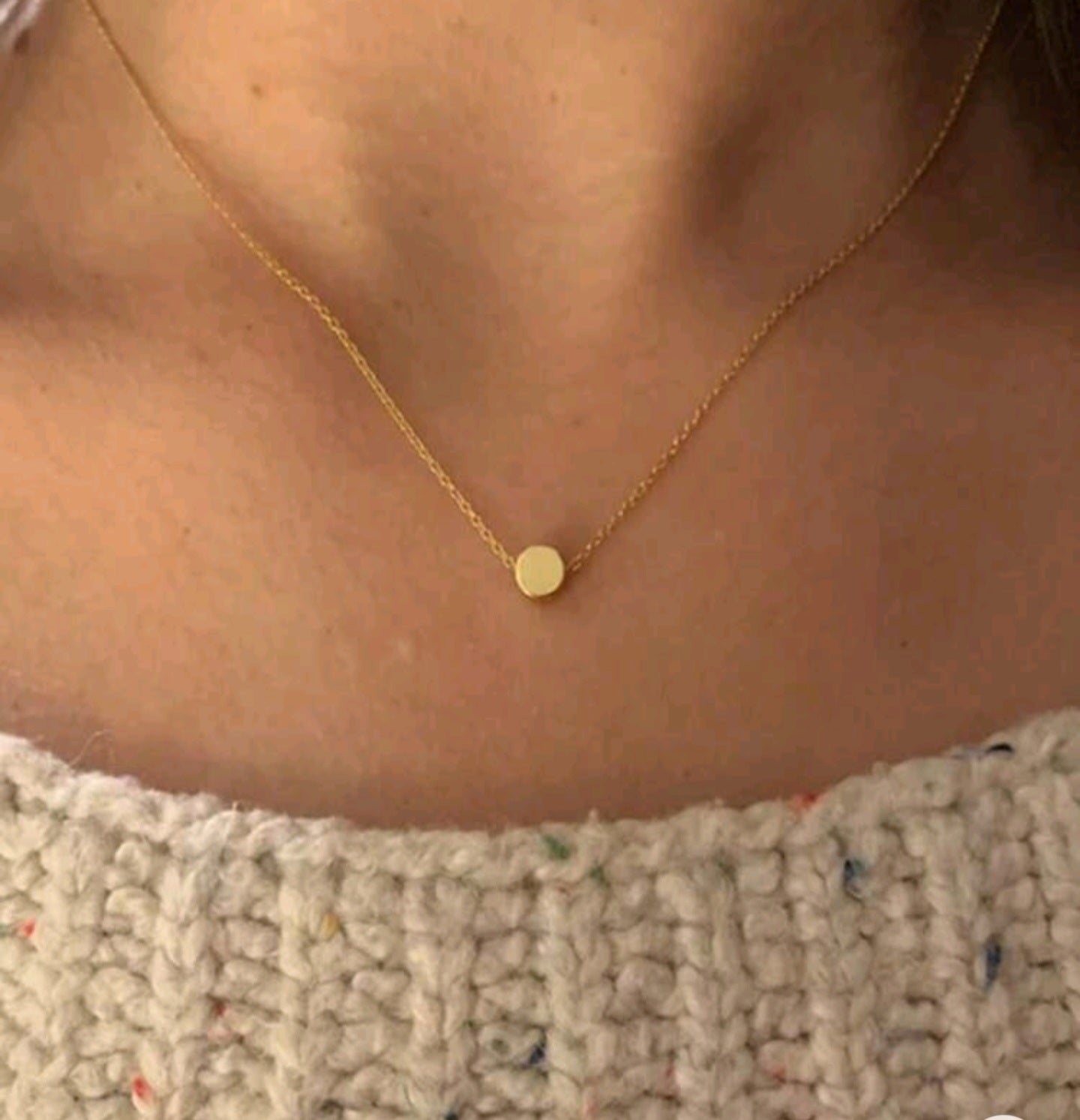 Gold Dot necklace