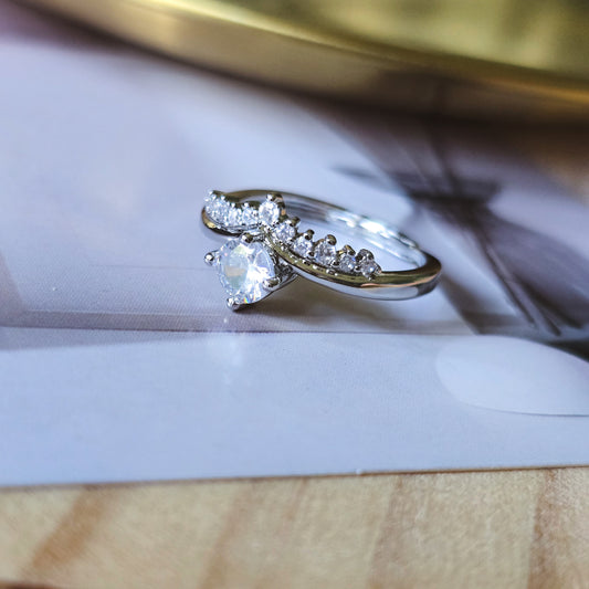 Crown His daughter adjustable ring