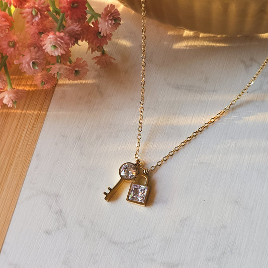 Lock & Key necklace