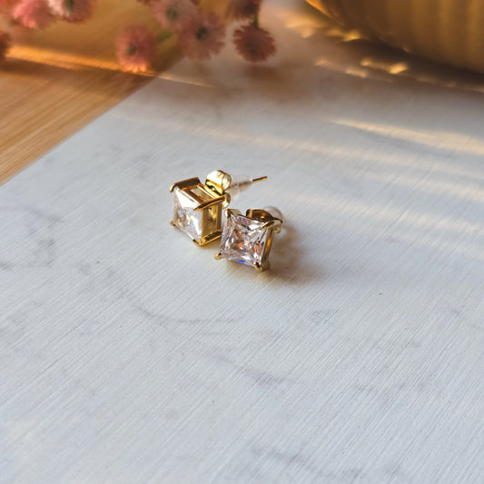Zirconia Square earings
