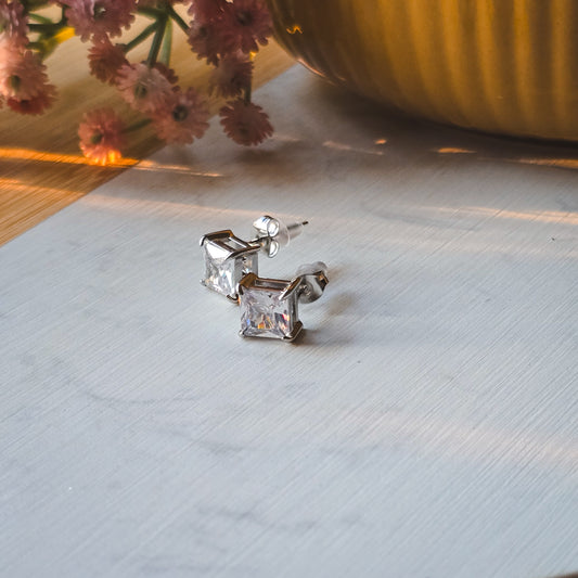Zirconia Square earings
