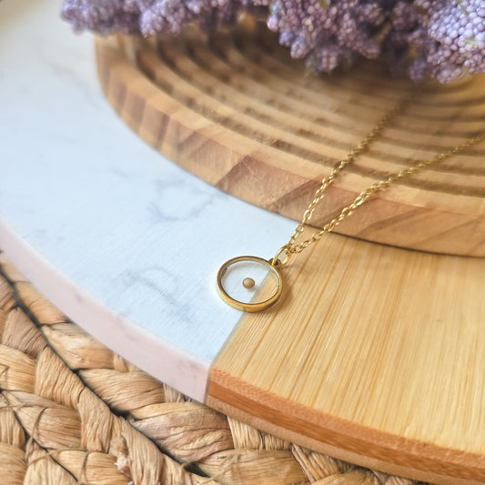 Mustard seed Handmade gold necklace