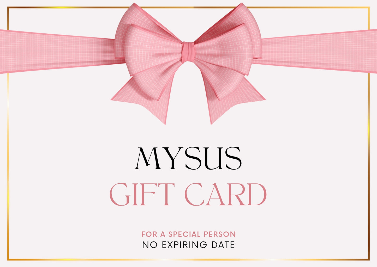 MySus GIFT CARD