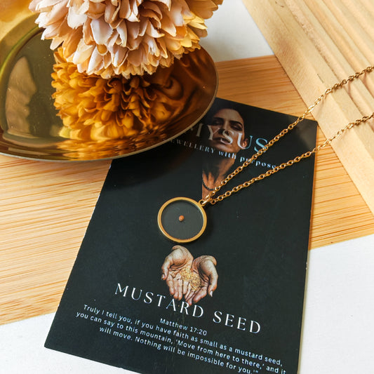 Mustard Seed Faith Necklace GOLD
